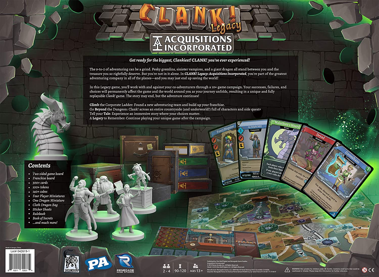 Clank! Legacy : Acquisitions Incorporated Board Game - WiredVillage Games - Renegade Game Studios