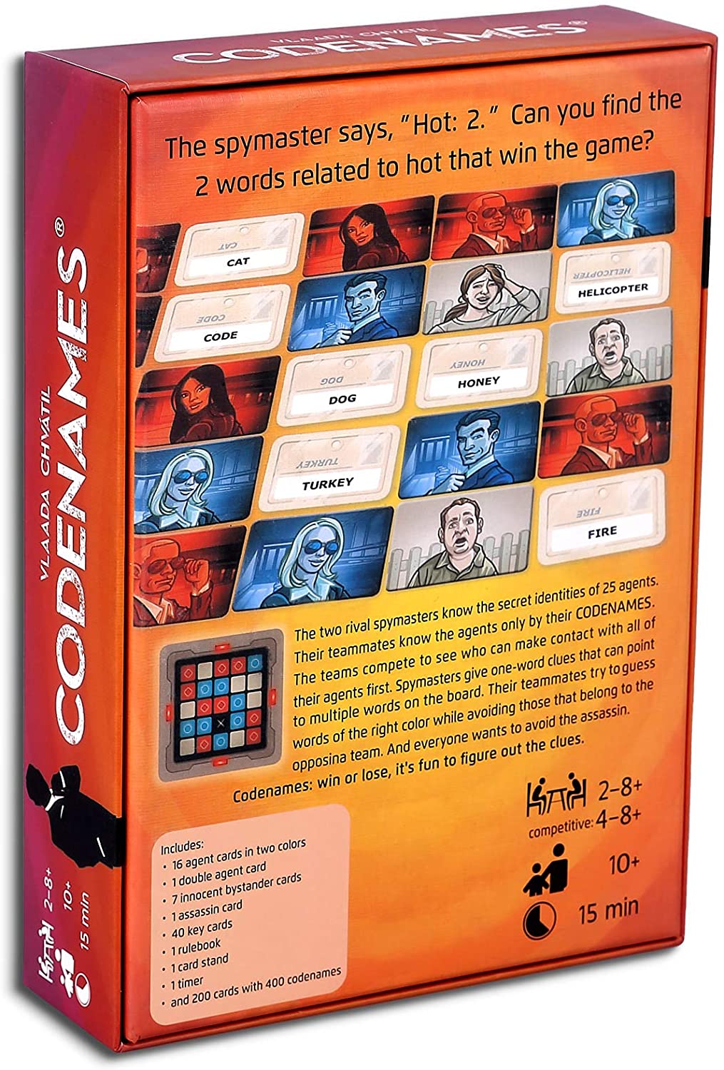 CODENAMES Board Game - WiredVillage GamesCzech Games Edition