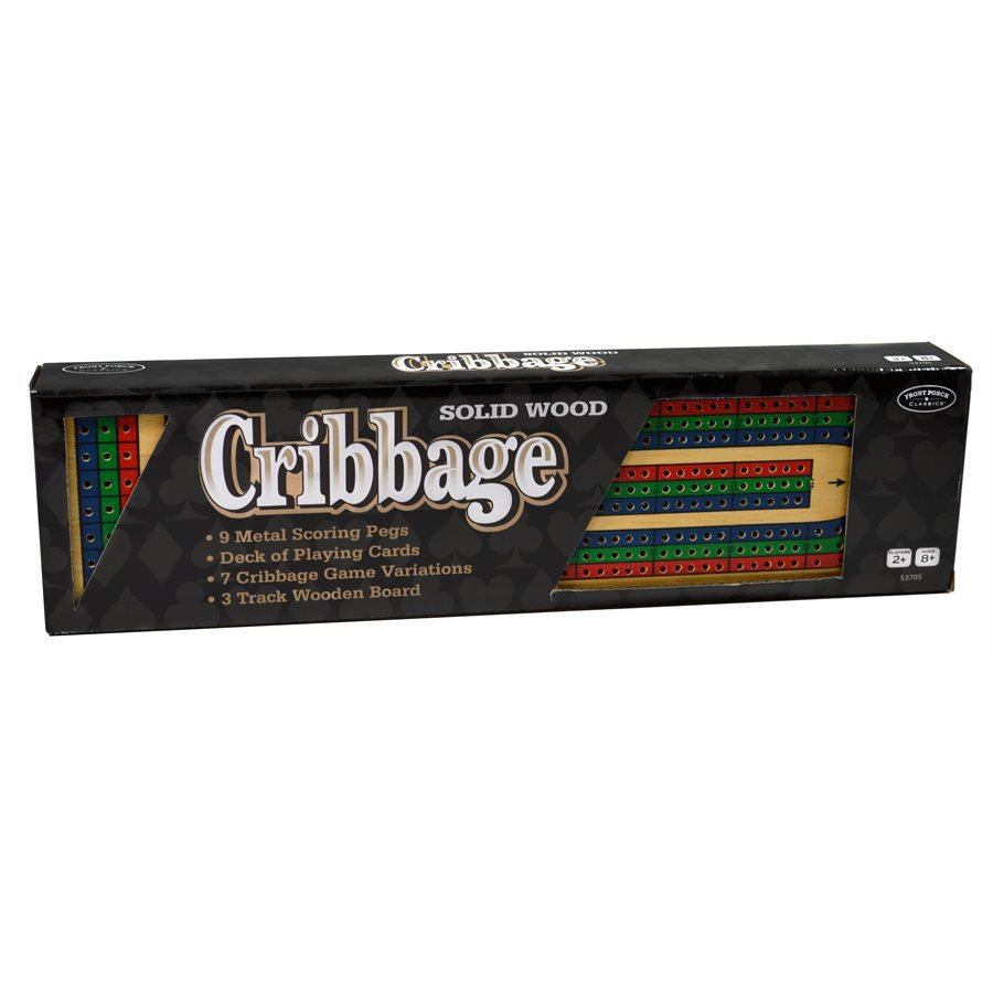 Cribbage (Solid Wood) - WiredVillage GamesOutset Media