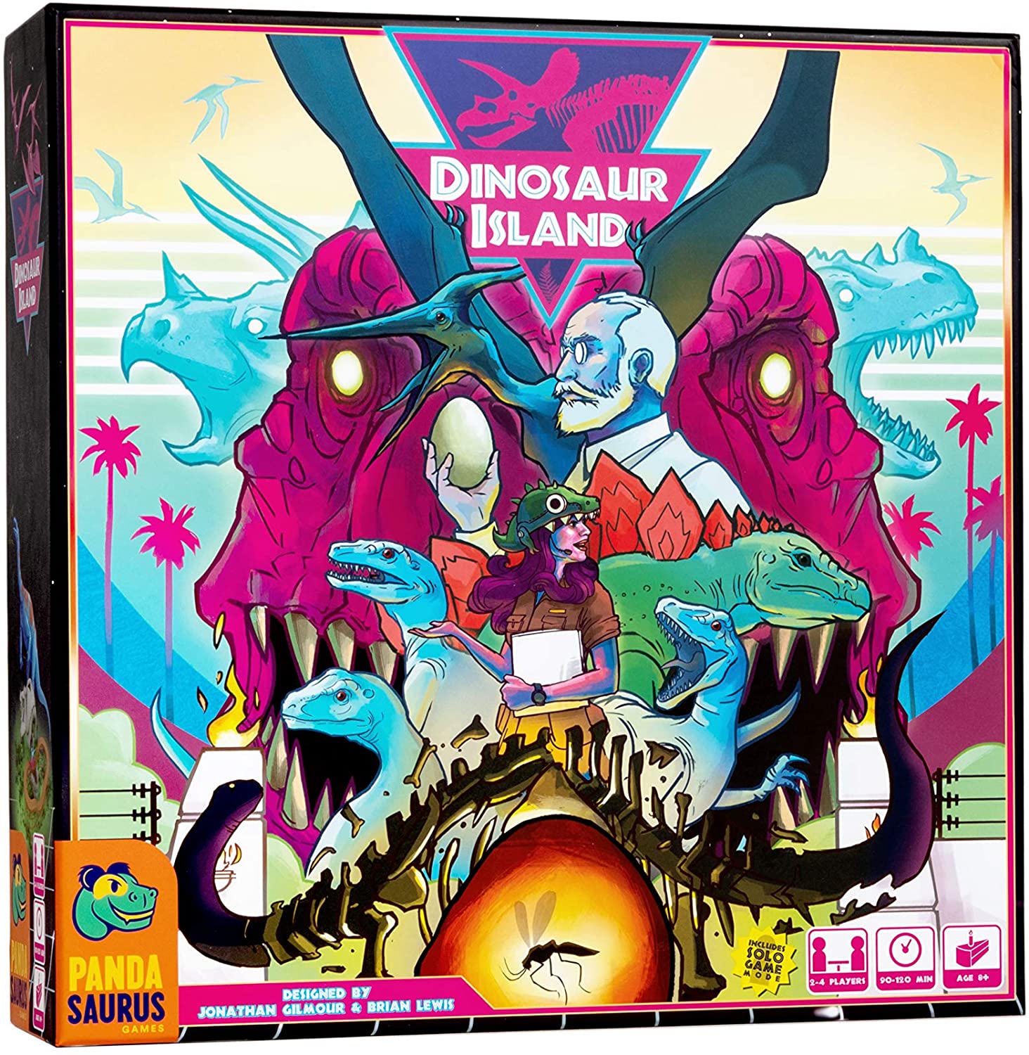 Dinosaur Island Family - Friendly Board Game - WiredVillage Games - Pandasaurus Games