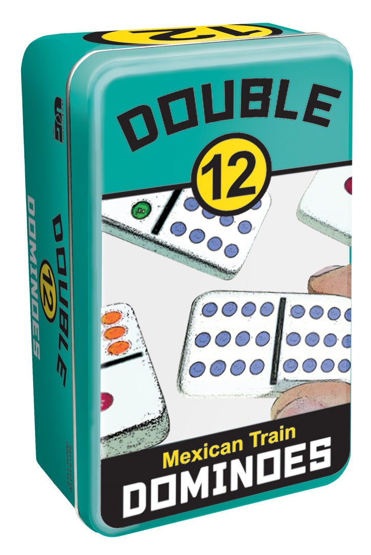 Double 12 Mexican Train Dominoes - WiredVillage Games - University Games