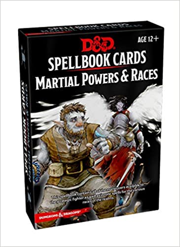 Dungeons & Dragons: Spellbook Cards Martial Powers and Races - WiredVillage GamesGale Force Nine