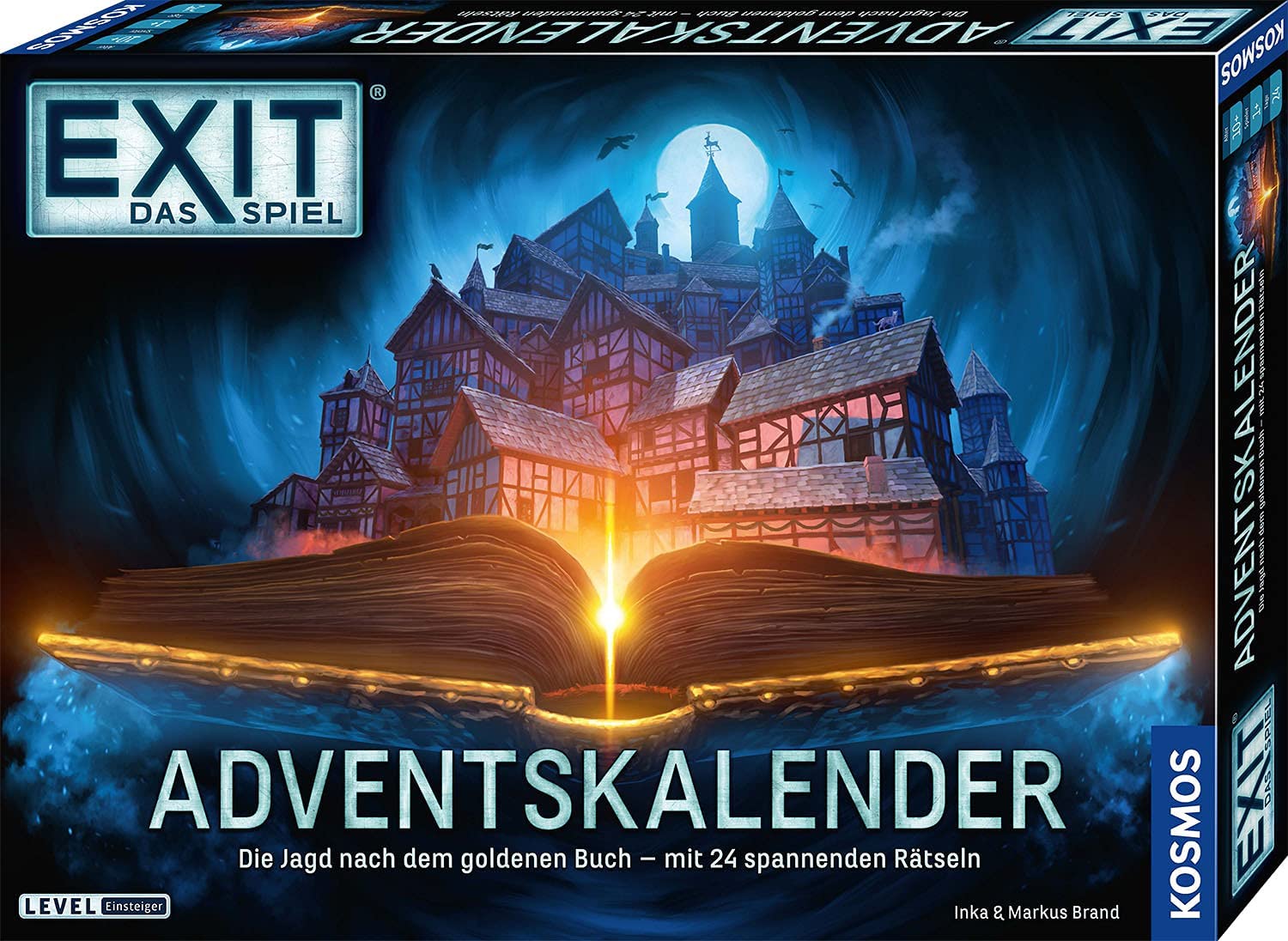 EXIT: ADVENT CALENDAR THE HUNT FOR THE GOLDEN BOOK - WiredVillage GamesWiredvillage Games