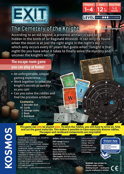 EXIT: The Cemetery of The Knight - WiredVillage GamesThames & Kosmos