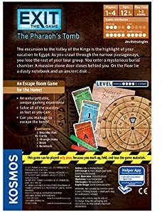 EXIT : The Pharaoh's Tomb Board Game - WiredVillage Games - Thames & Kosmos