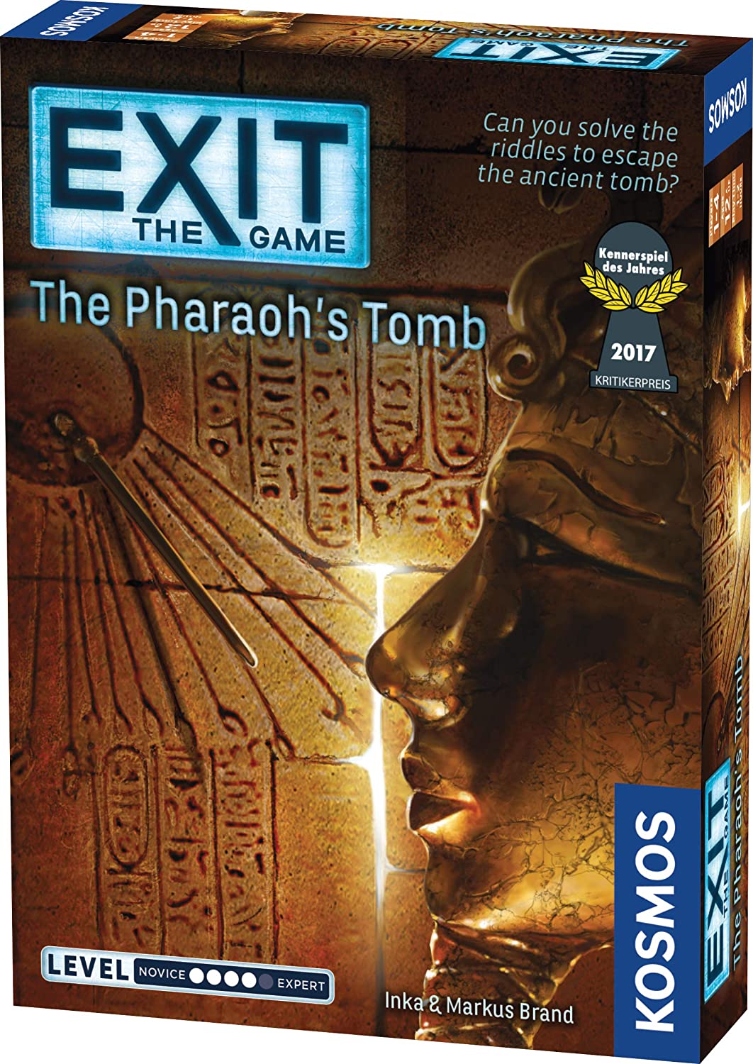 EXIT : The Pharaoh's Tomb Board Game - WiredVillage Games - Thames & Kosmos