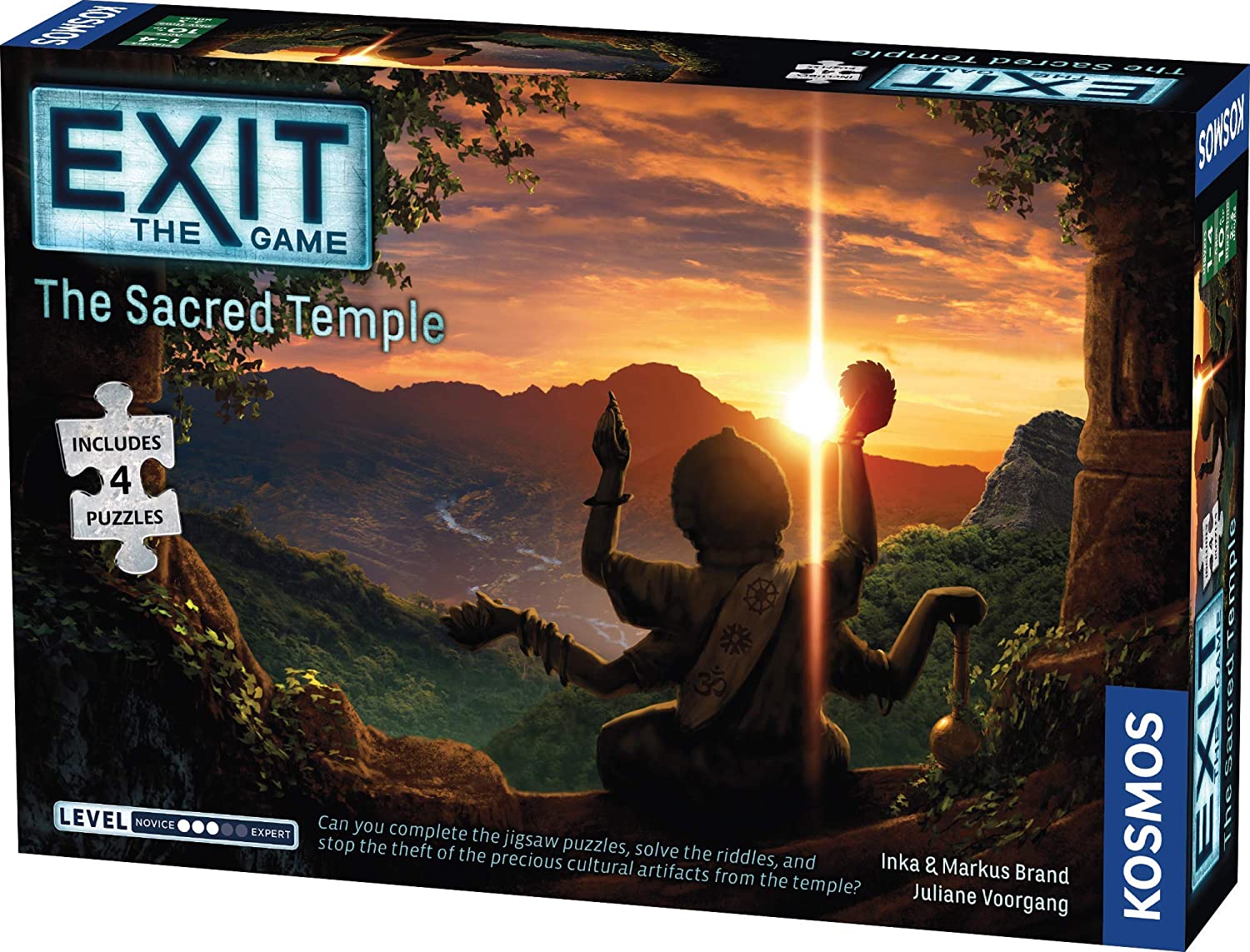 EXIT : The Sacred Temple Board Game - WiredVillage Games - Thames & Kosmos