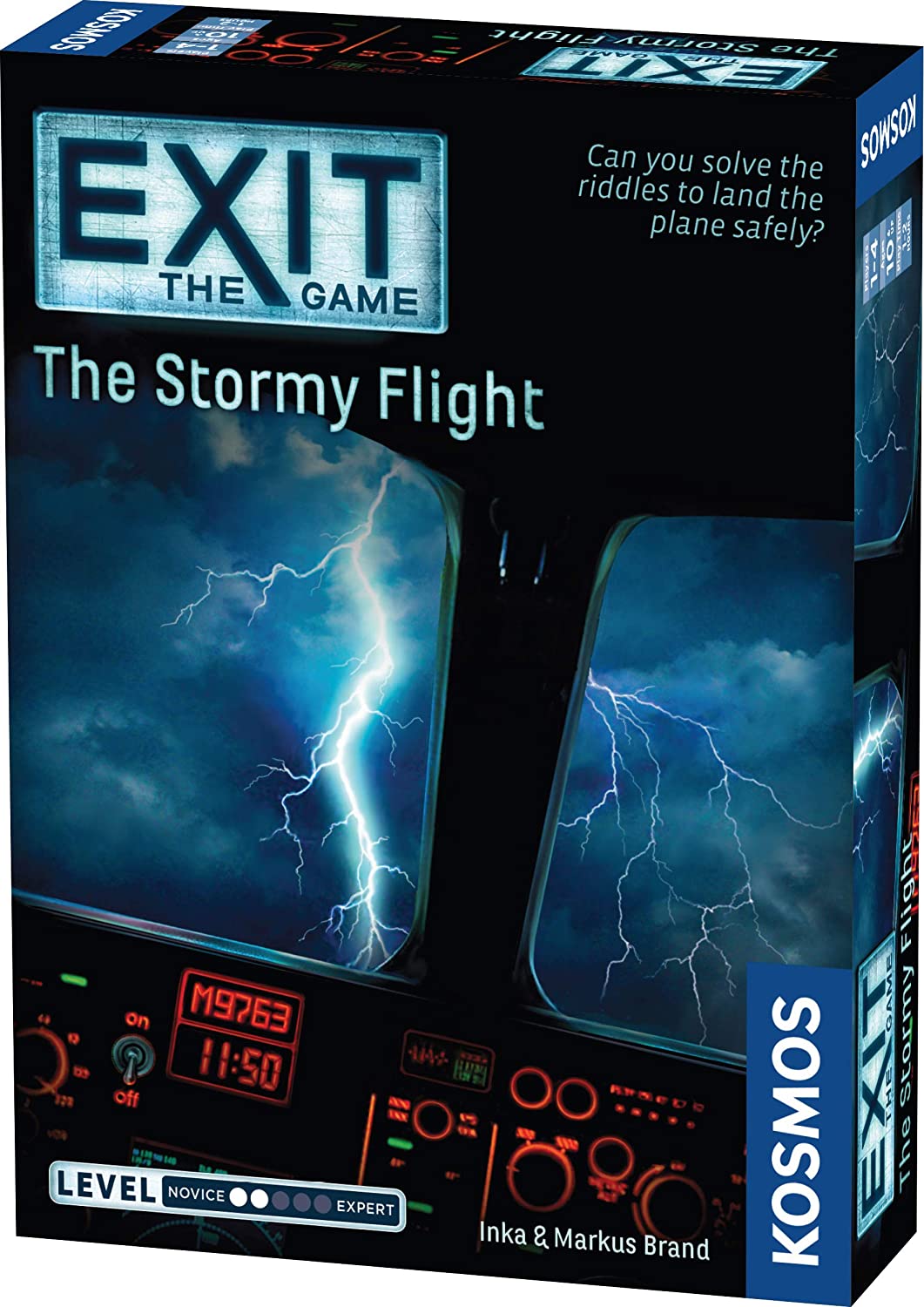 EXIT : The Stormy Flight Board Game - WiredVillage Games - Thames & Kosmos