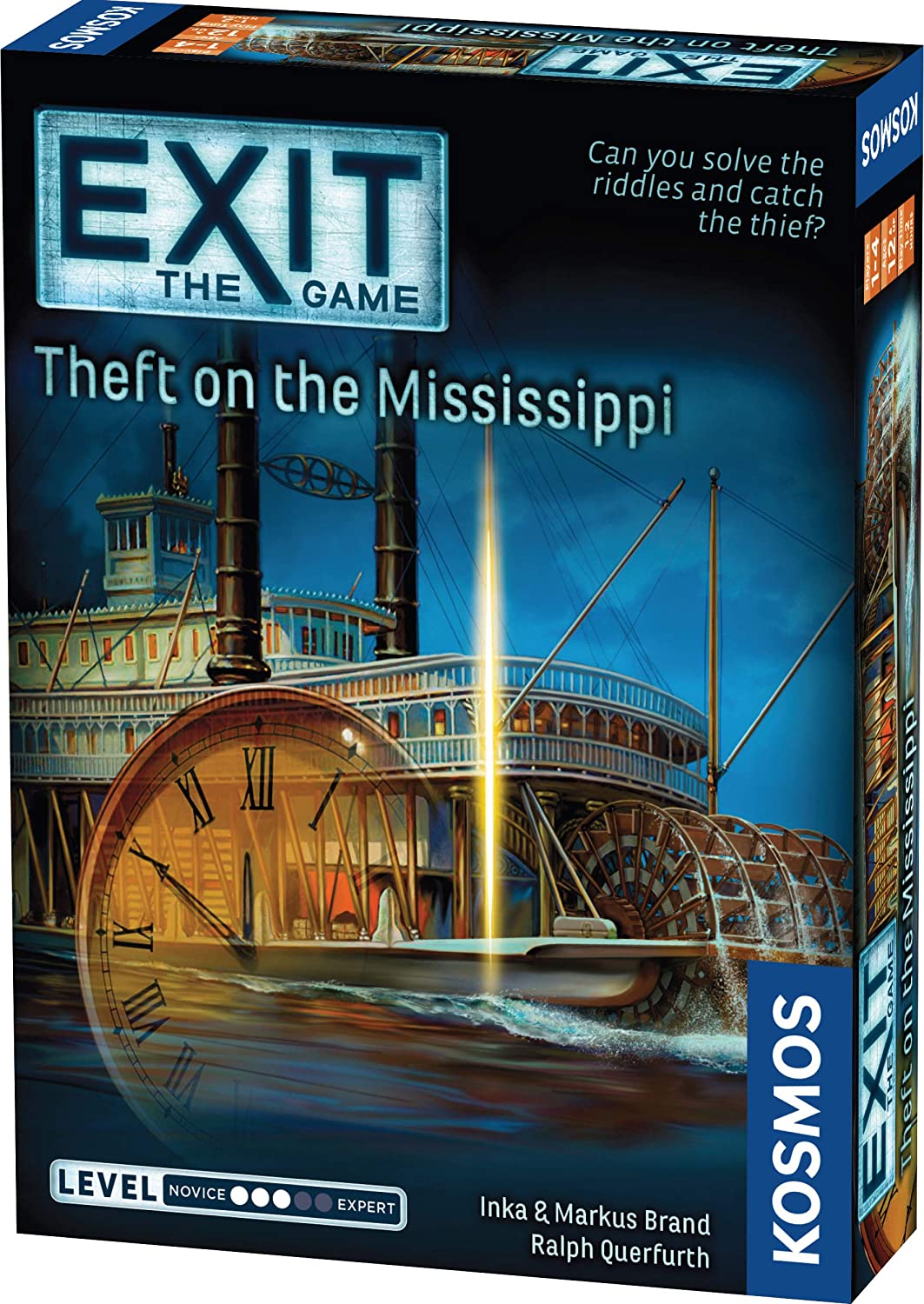 EXIT : Theft on The Mississippi Card Game - WiredVillage Games - Thames & Kosmos
