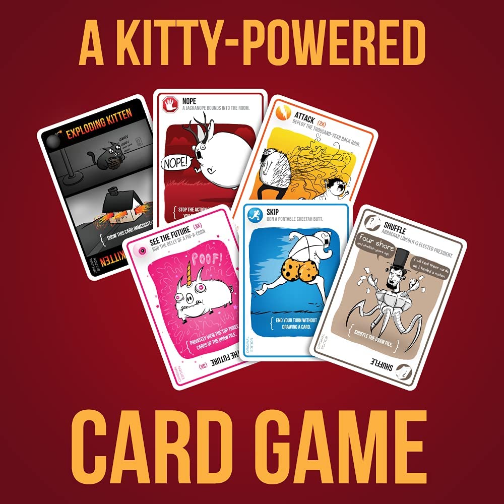 Exploding Kittens Board Game - WiredVillage GamesExploding Kittens