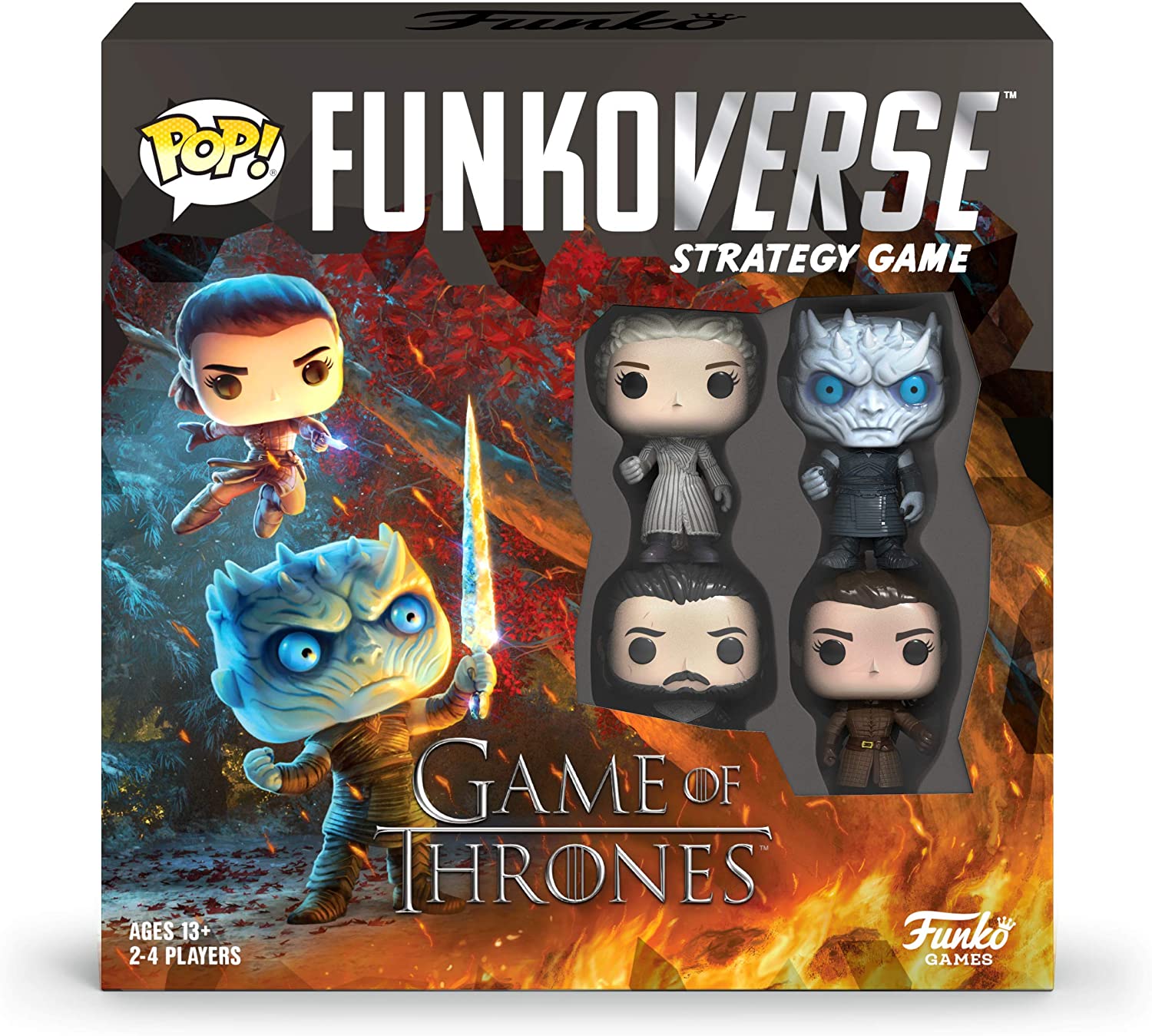 Funkoverse Game of Thrones 100 Pop! Strategy Board Game - WiredVillage Games - Funko