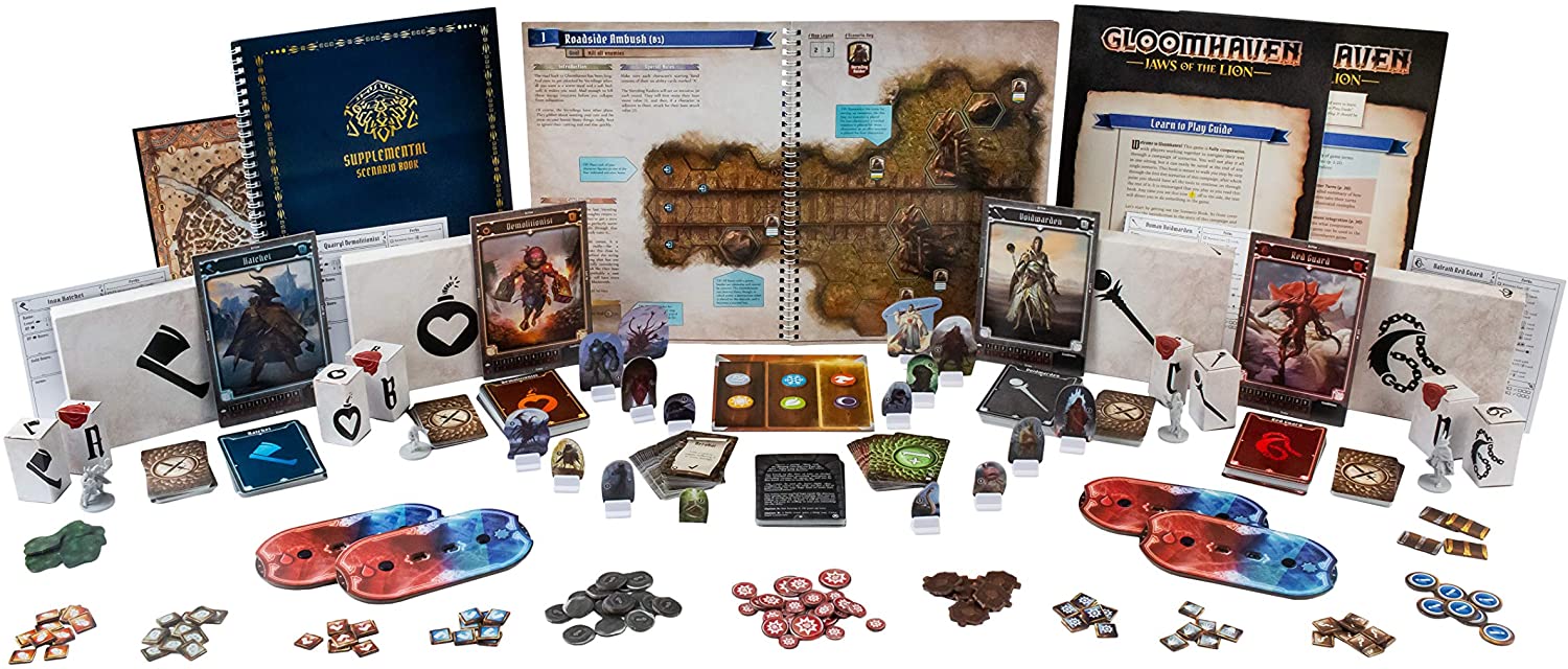 GLOOMHAVEN : Jaws of The Lion Board Game - WiredVillage GamesCephalofair Games