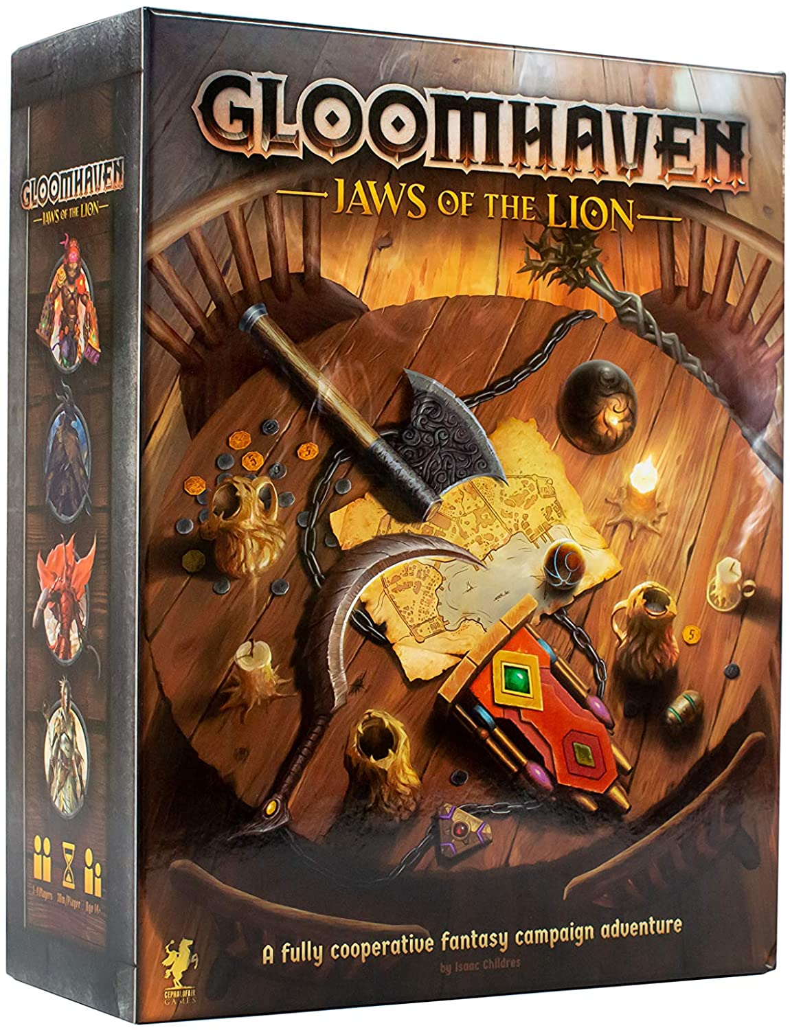 GLOOMHAVEN : Jaws of The Lion Board Game - WiredVillage GamesCephalofair Games