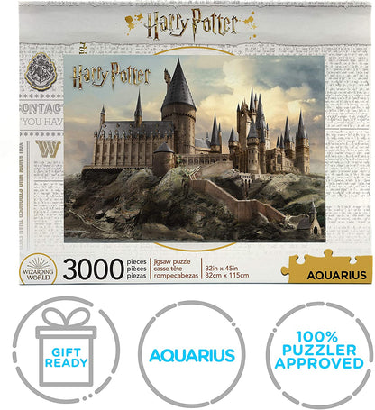 Harry Potter Puzzle Hogwarts Castle (3000 Piece Jigsaw Puzzle) - WiredVillage GamesAquarius