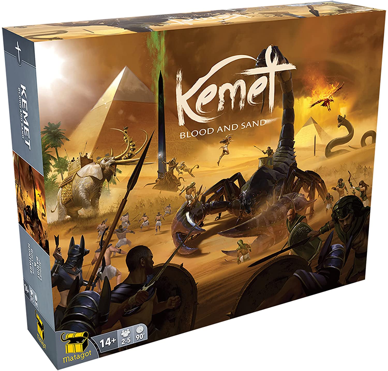 Kemet Blood and Sand Board Game - WiredVillage Games - Matagot