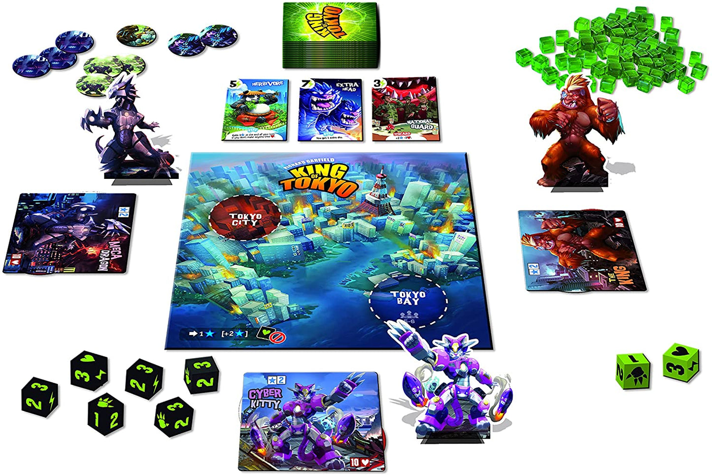 King of Tokyo New Edition Board Game - WiredVillage GamesIello