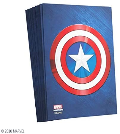 Marvel Art Sleeves: Captain America - WiredVillage GamesGamegenic