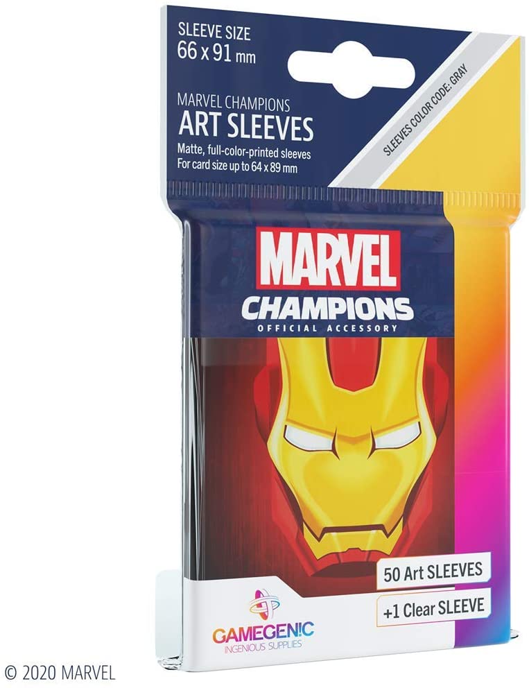 Marvel Art Sleeves: Iron Man - WiredVillage Games - Gamegenic