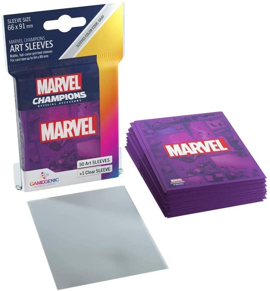 Marvel Art Sleeves: Marvel Purple - WiredVillage GamesGamegenic