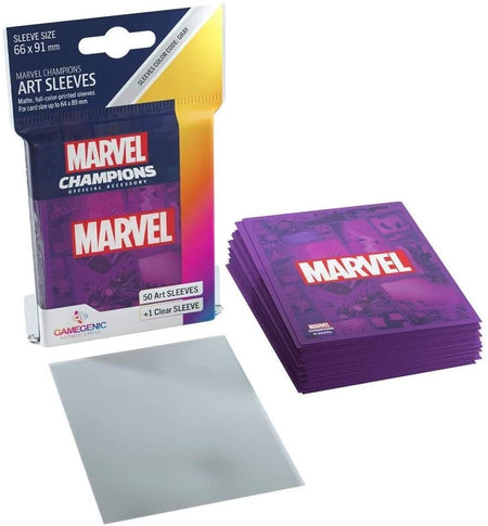 Marvel Art Sleeves: Marvel Purple - WiredVillage Games - Gamegenic