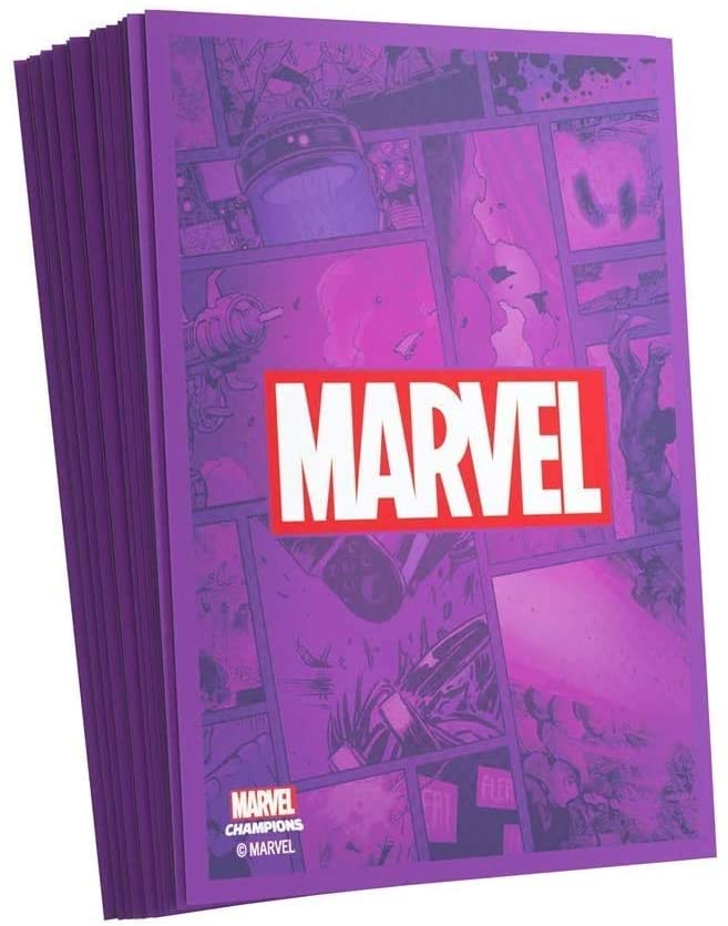 Marvel Art Sleeves: Marvel Purple - WiredVillage GamesGamegenic