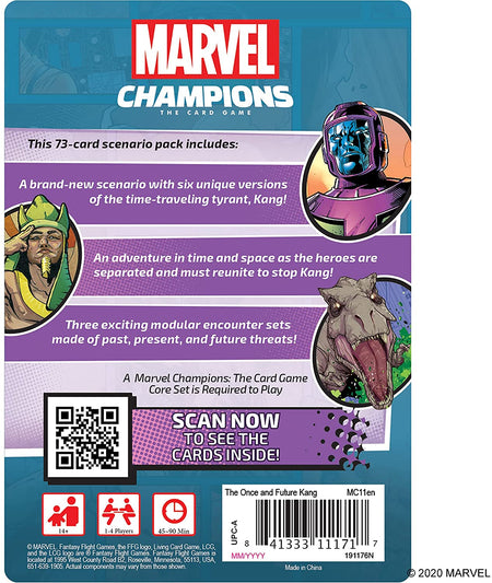 Marvel Champions The Card Game - The Once and Future Kang Scenario - WiredVillage Games - Fantasy Flight Games