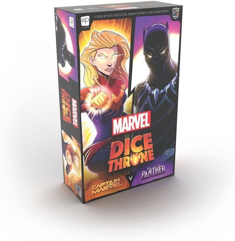 Marvel Dice Throne 2 - Hero Box #1 - Captain Marvel & Black Panther - WiredVillage Games - Roxley Games