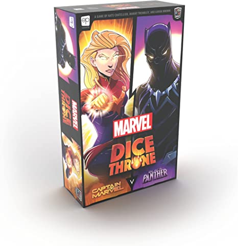 Marvel Dice Throne : 2 Hero Box - Captain Marvel, Black Panther - WiredVillage Games - Roxley Games