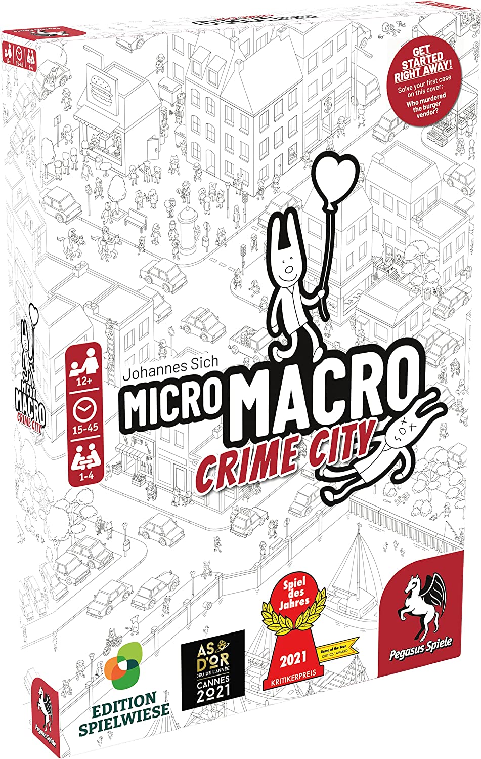 MicroMacro : Crime City Board Game - WiredVillage Games - Pegasus Spiele