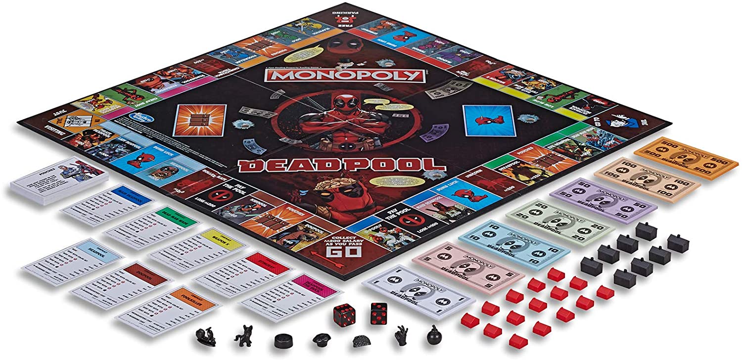 MONOPOLY Marvel Deadpool Collector's Edition Board Game - WiredVillage GamesMonopoly