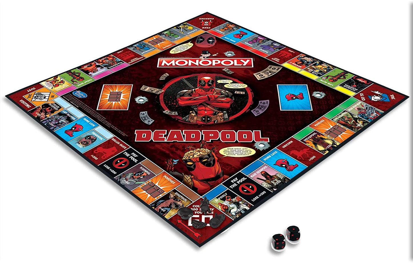 MONOPOLY Marvel Deadpool Collector's Edition Board Game - WiredVillage GamesMonopoly