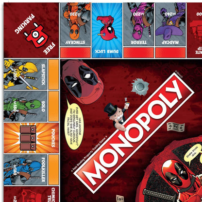 MONOPOLY Marvel Deadpool Collector's Edition Board Game - WiredVillage GamesMonopoly