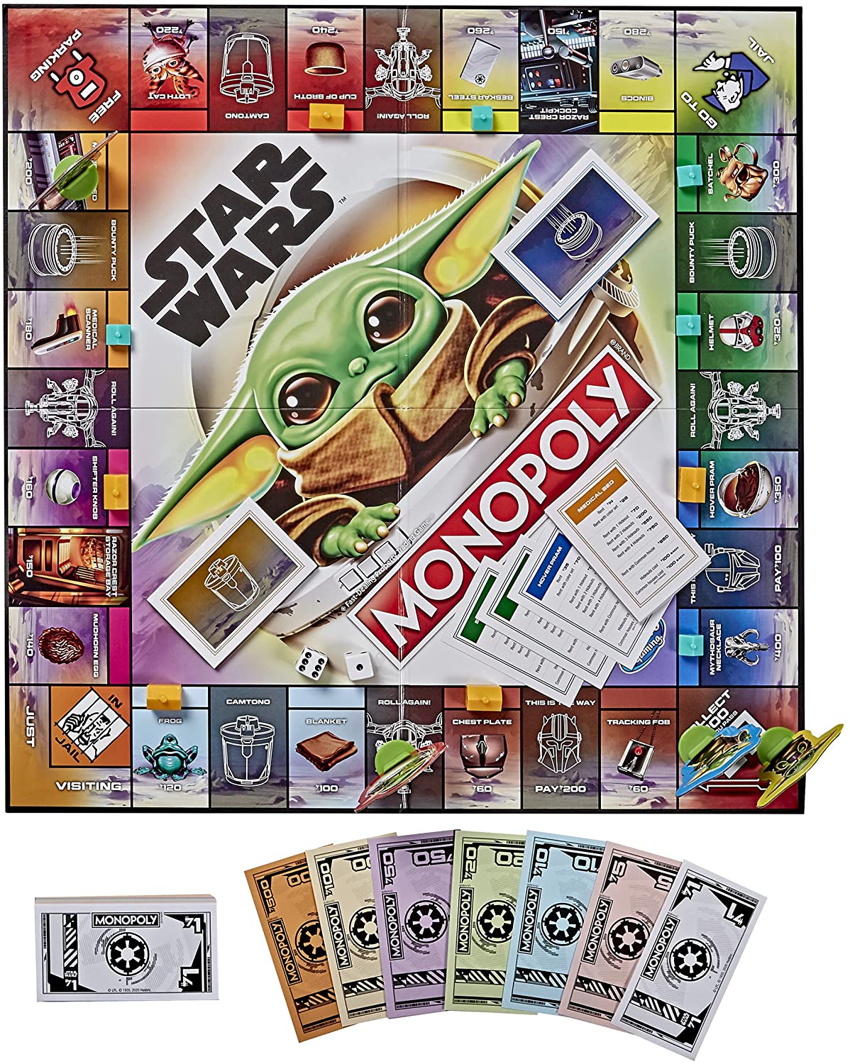 MONOPOLY Star Wars The Mandalorian The Child Edition Board Game - WiredVillage GamesMonopoly