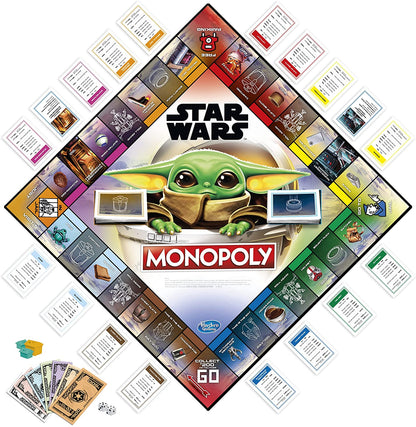 MONOPOLY Star Wars The Mandalorian The Child Edition Board Game - WiredVillage GamesMonopoly