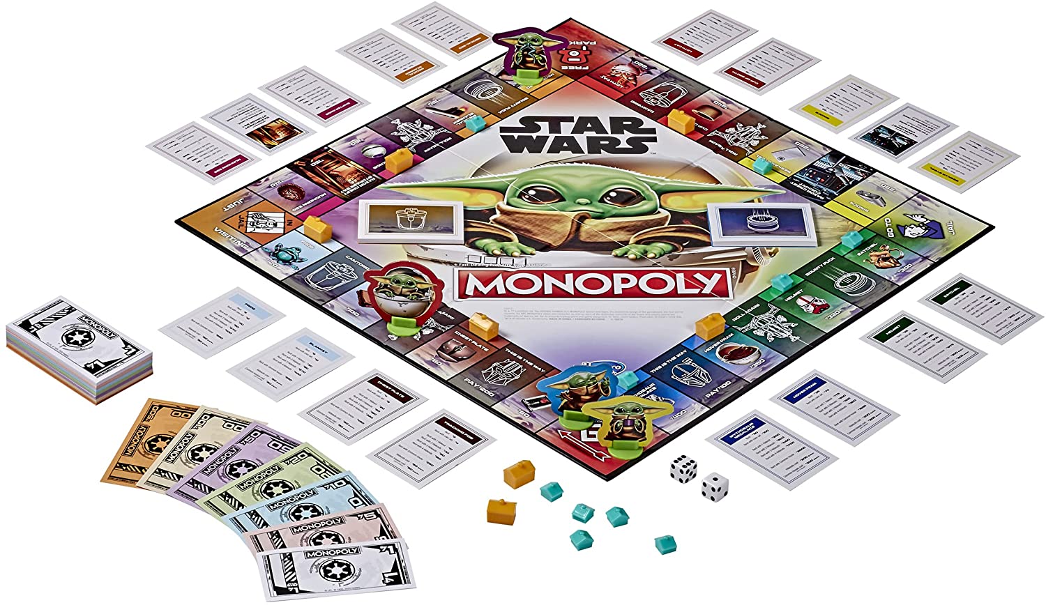 MONOPOLY Star Wars The Mandalorian The Child Edition Board Game - WiredVillage GamesMonopoly