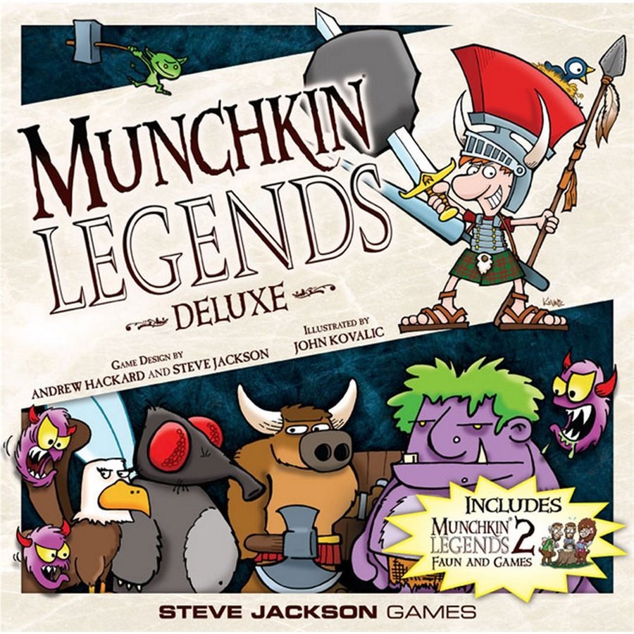 Munchkin Legends Deluxe - WiredVillage Games - Wiredvillage Games