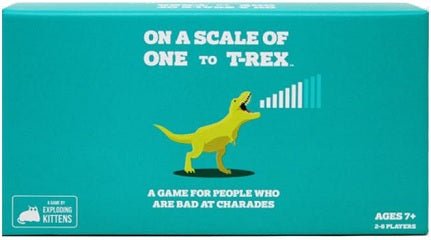 ON A SCALE OF ONE TO T - REX - WiredVillage Games - Exploding Kittens