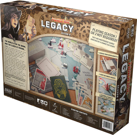 Pandemic Legacy Season 0 Board Game - WiredVillage Games - Z - Man Games
