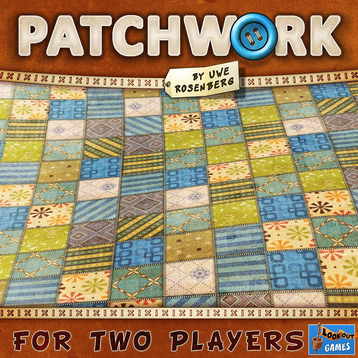 Patchwork Board Game (Brown) - WiredVillage GamesLookout Games