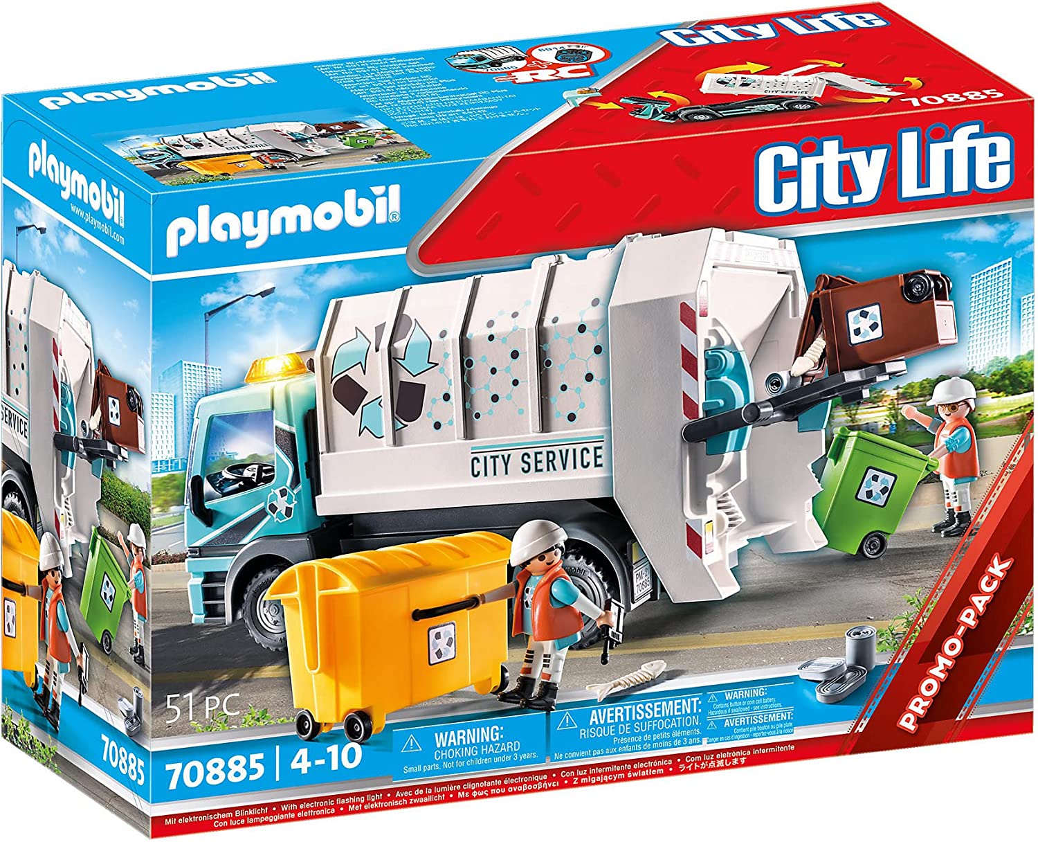 PLAYMOBIL City Recycling Truck - WiredVillage GamesWiredvillage Games