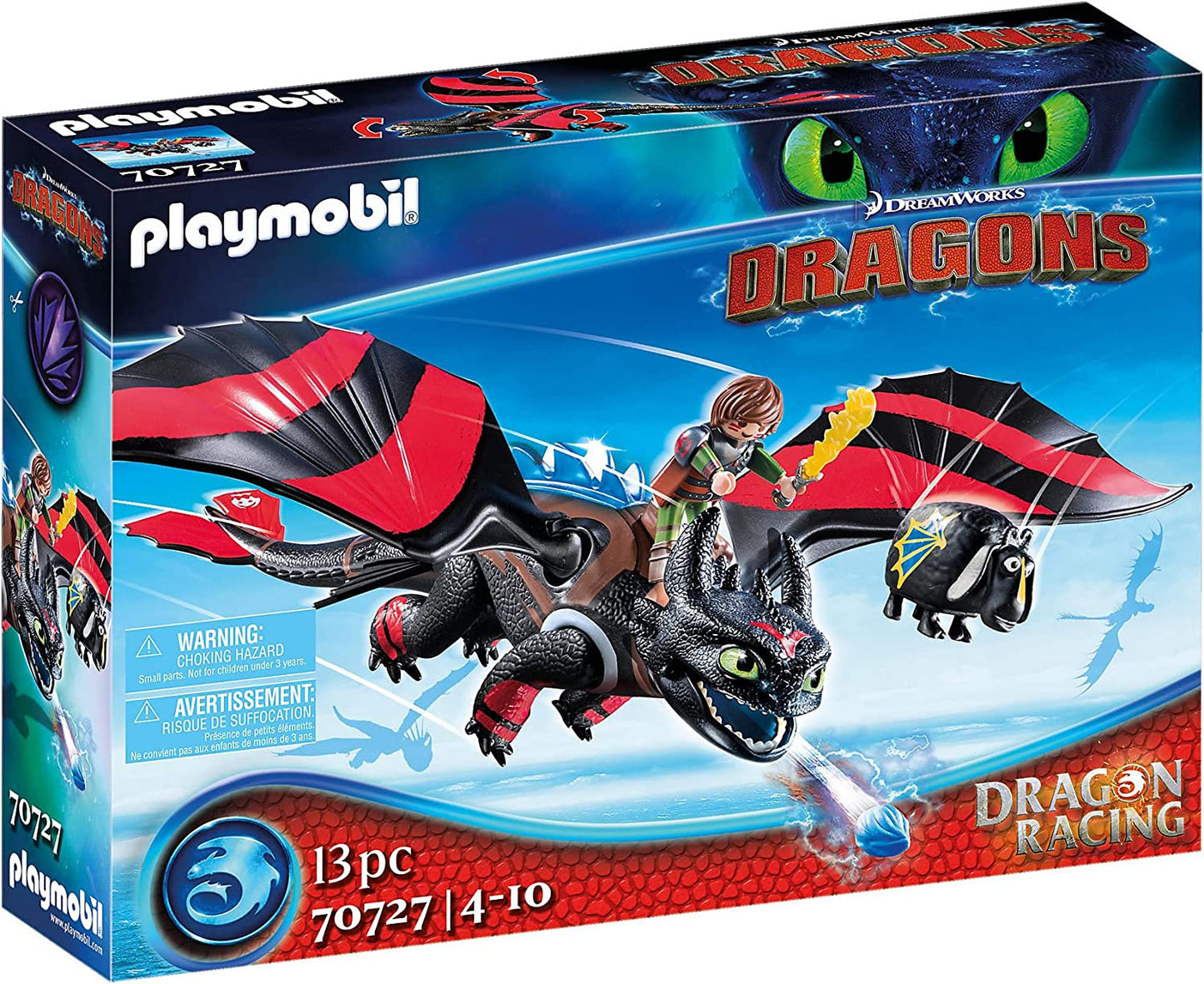 PLAYMOBIL Dragon Racing: Hiccup and Toothless - WiredVillage GamesWiredvillage Games