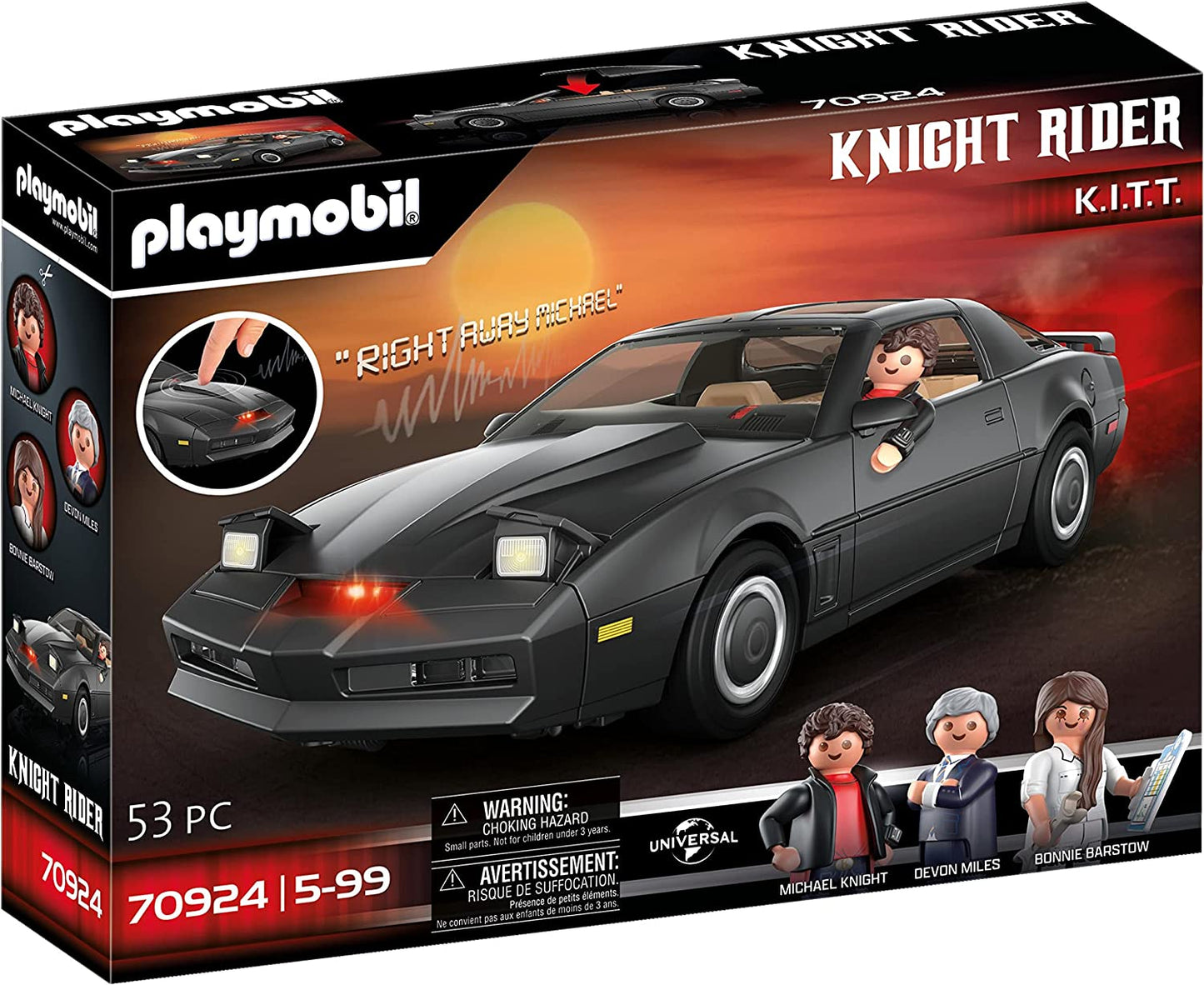 PLAYMOBIL Knight Rider - K.I.T.T. - WiredVillage GamesWiredvillage Games