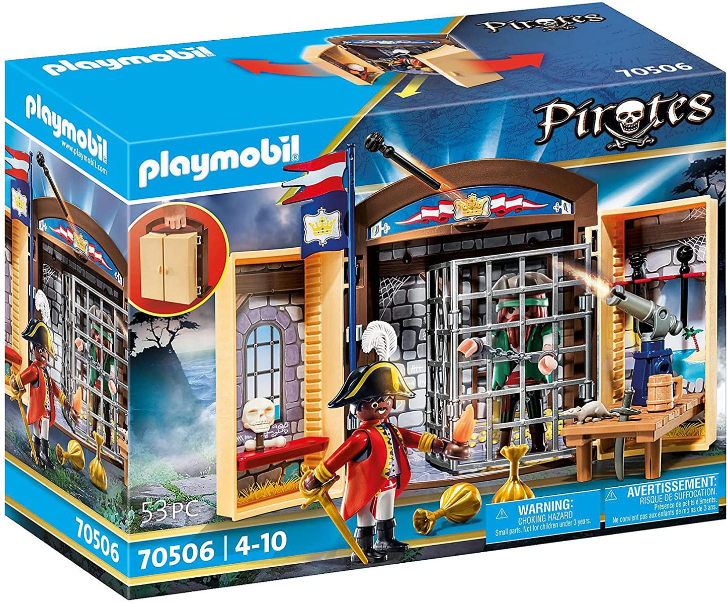 PLAYMOBIL Pirate Adventure Play Box - WiredVillage GamesWiredvillage Games