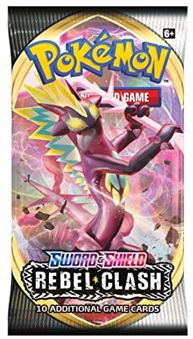 Pokemon Sword and Shield : Rebel Clash Booster Pack - WiredVillage Games - The Pokémon Company