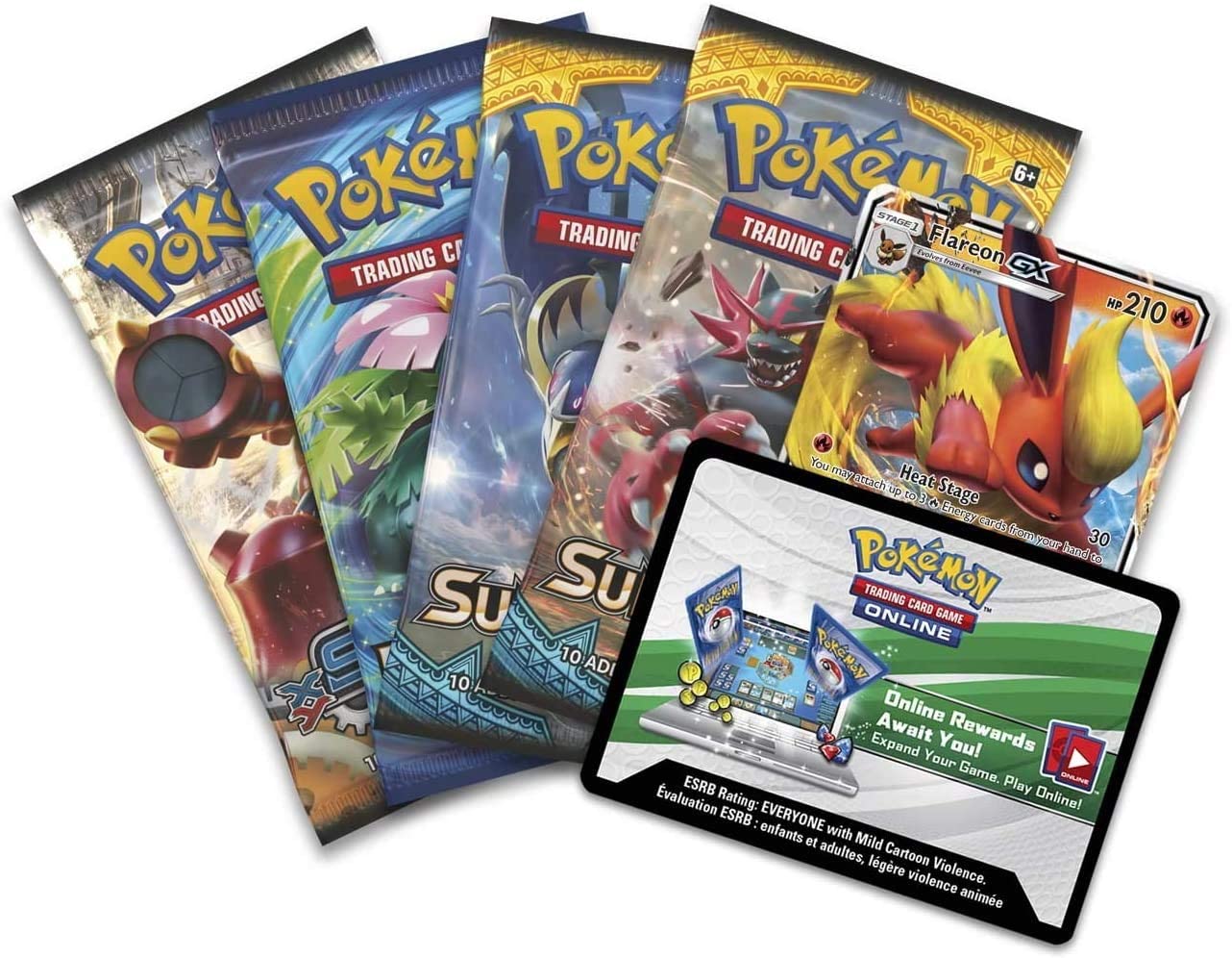 Pokemon Trading Card Game : Elemental Power Tin Featuring Flareon - GX - WiredVillage GamesThe Pokémon Company