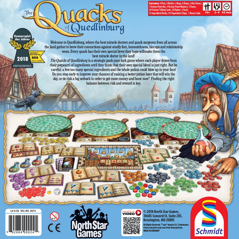 Quacks of Quedlinburg Board Game - WiredVillage GamesNorth Star Games