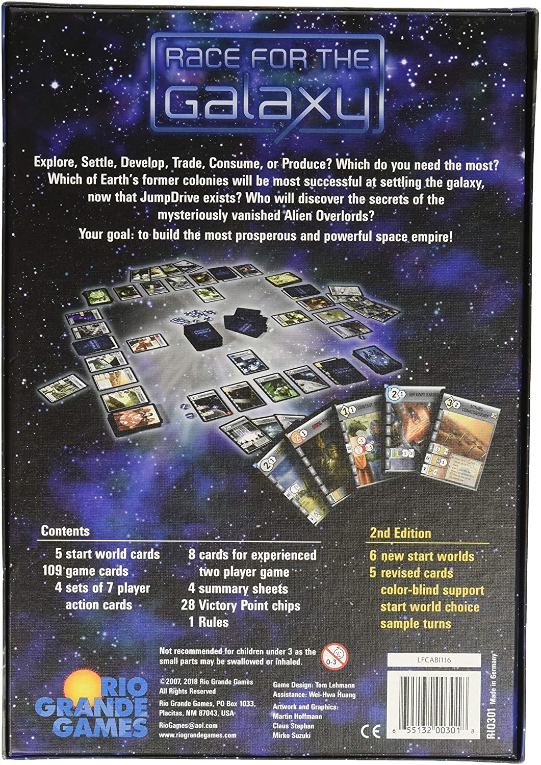 Race for the Galaxy Card Game - WiredVillage GamesRio Grande Games