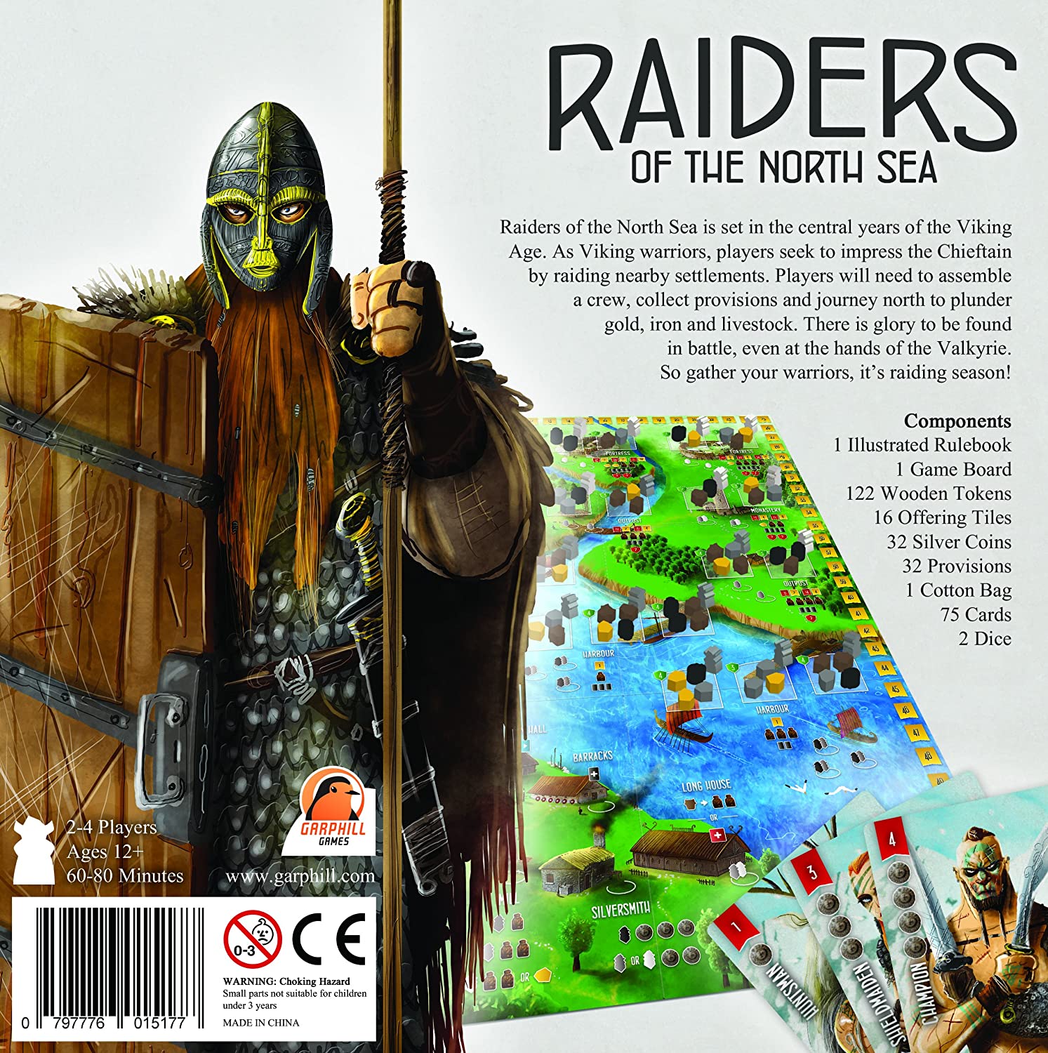 Raiders of The North Sea Board Game - WiredVillage GamesRenegade Game Studios