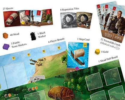 Raiders of the North Sea: Hall of Heroes Board Game - WiredVillage GamesGarphill Games