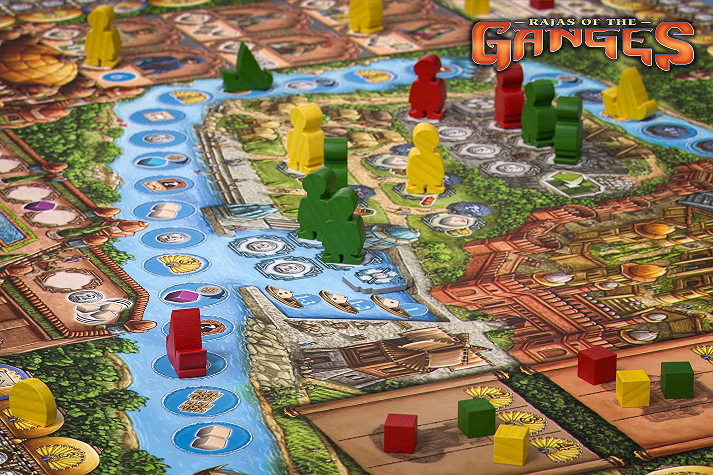 Rajas of The Ganges Board Game - WiredVillage GamesR & R Games